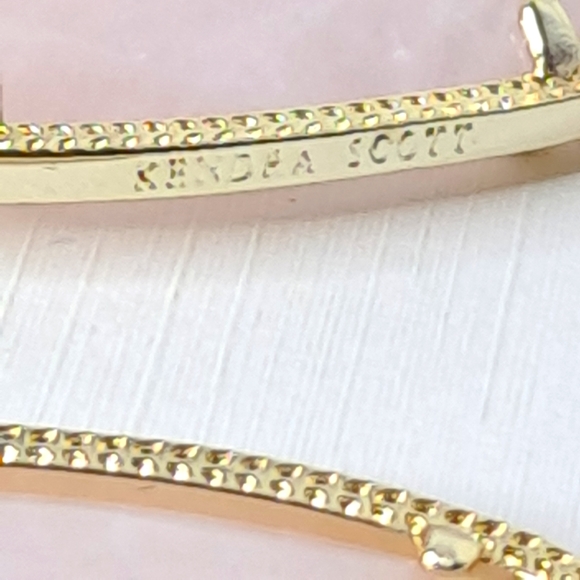 KENDRA Scott Ella Gold with Rose Quartz NWT NEW Gift Love Care Feminine - Picture 6 of 12